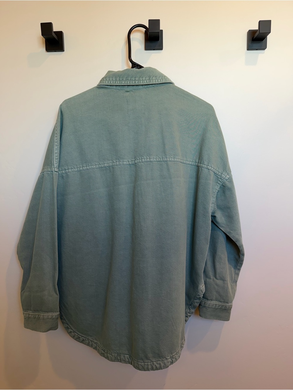 Zara Oversized Button-Up Jean Jacket - Picture 4 of 4